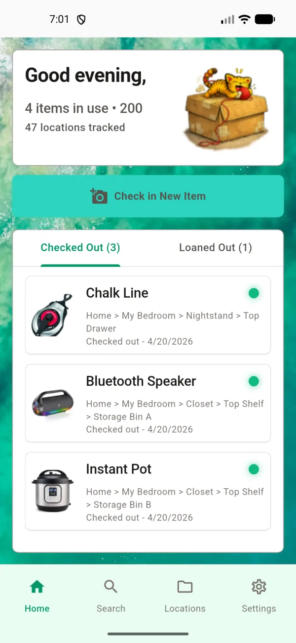 Panel principal en Where The Bleep