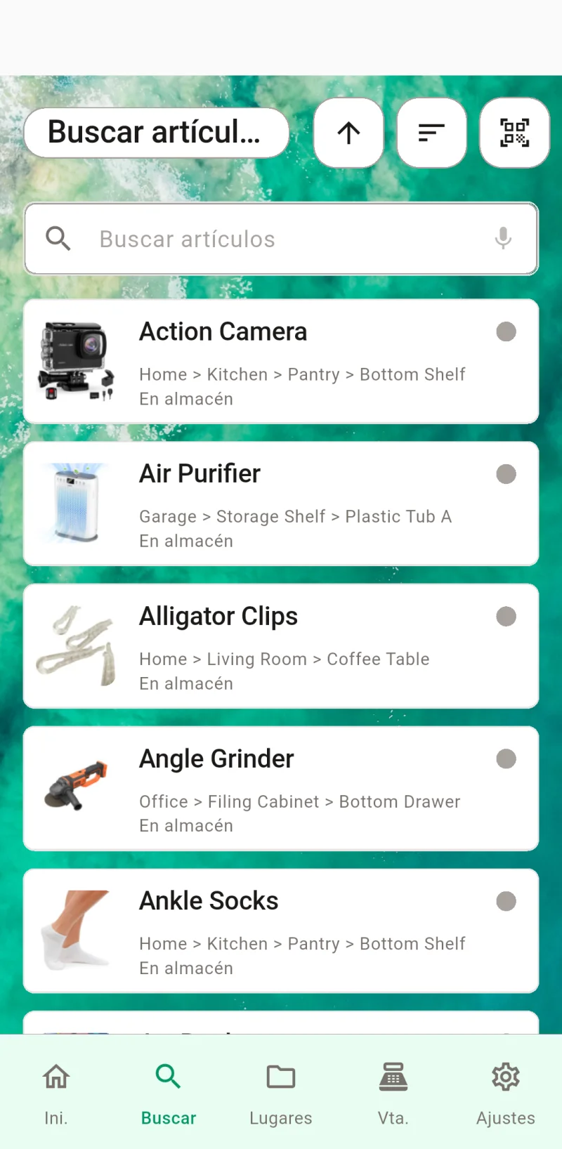 Miniatura de Lista de artículos